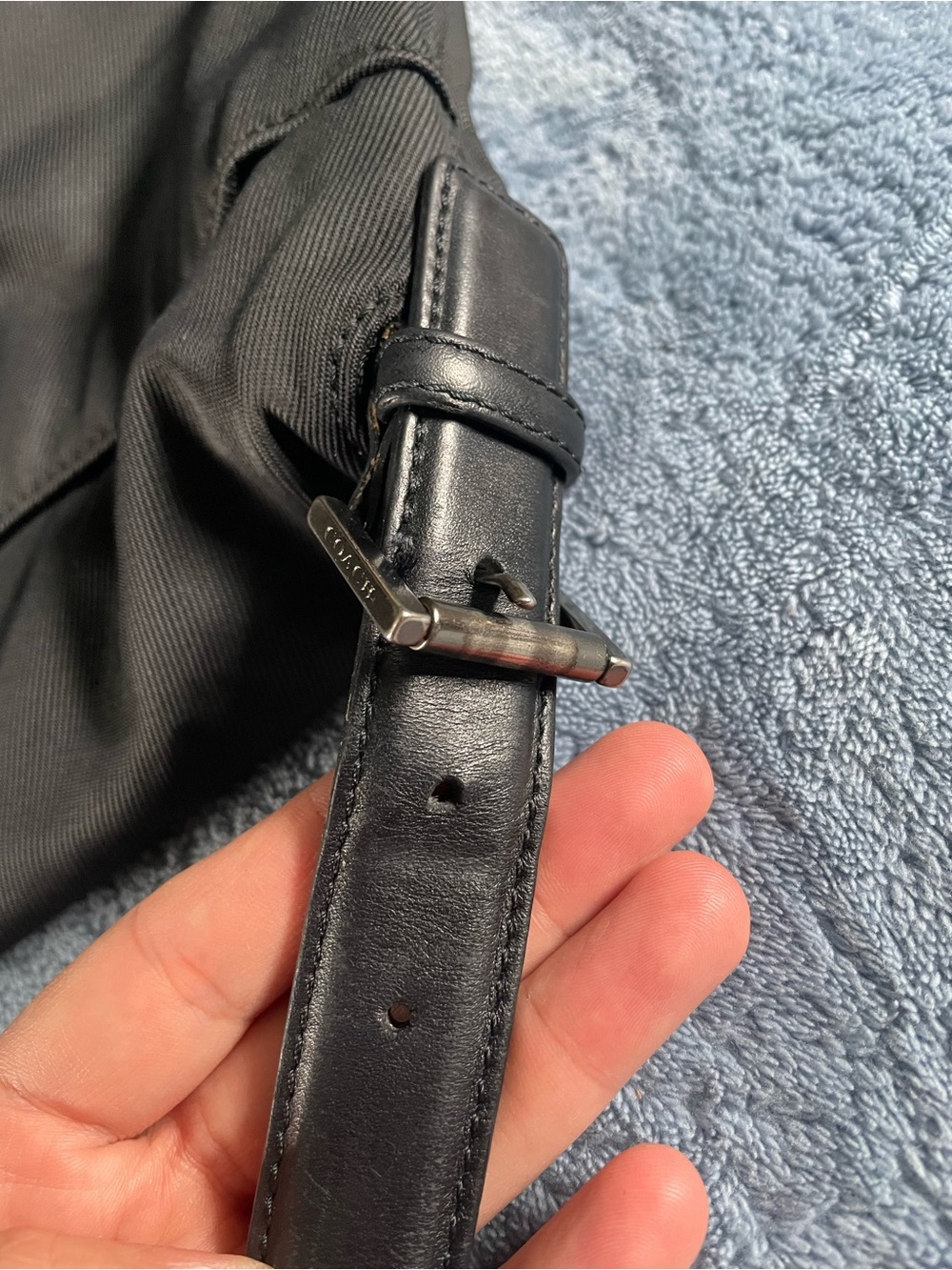 Coach Mercer Black Shoulder Bag - Picture 13 of 14